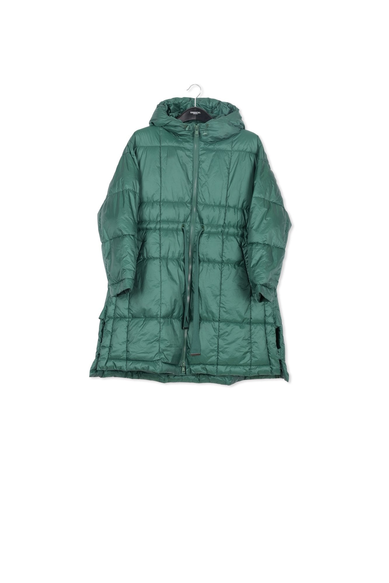 Doudoune vert foncé à  capuche RE—SSENTIEL | Essentiel second hand