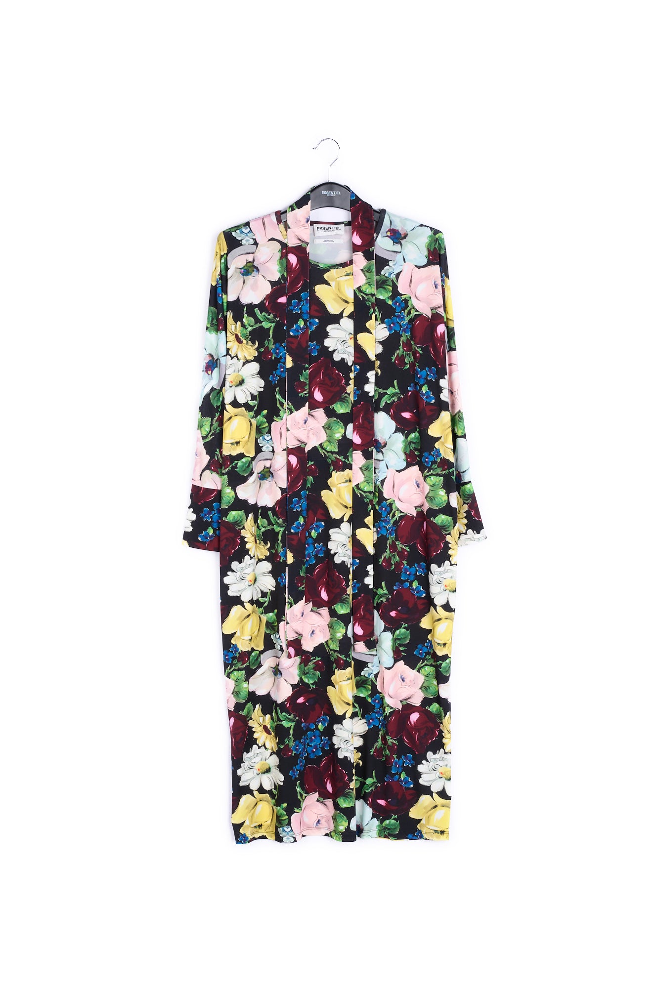 Floral print midi-length dress RE—SSENTIEL | Essentiel second hand