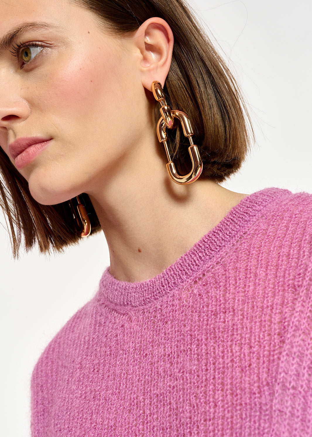 Pull oversize lilas en mohair mélangé RE—SSENTIEL | Essentiel second hand