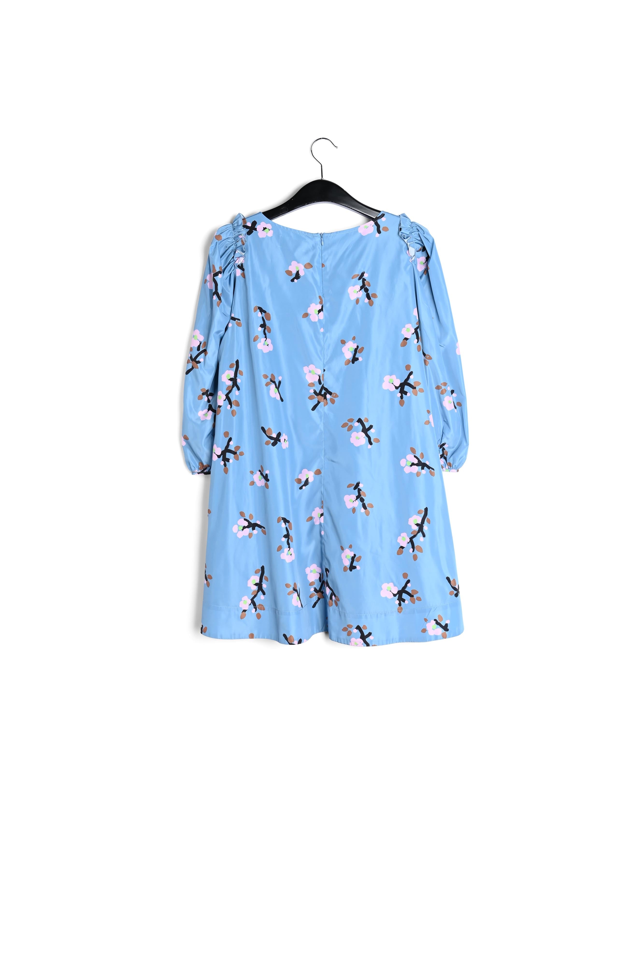 Lichtblauwe mini-jurk met A-lijn RE—SSENTIEL | Essentiel second hand