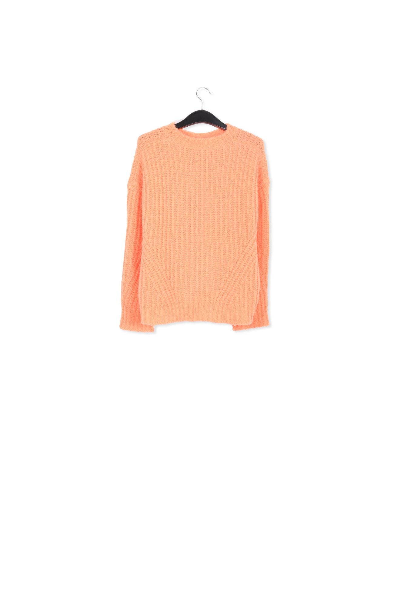 Orange rib-knitted sweater RE—SSENTIEL | Essentiel second hand