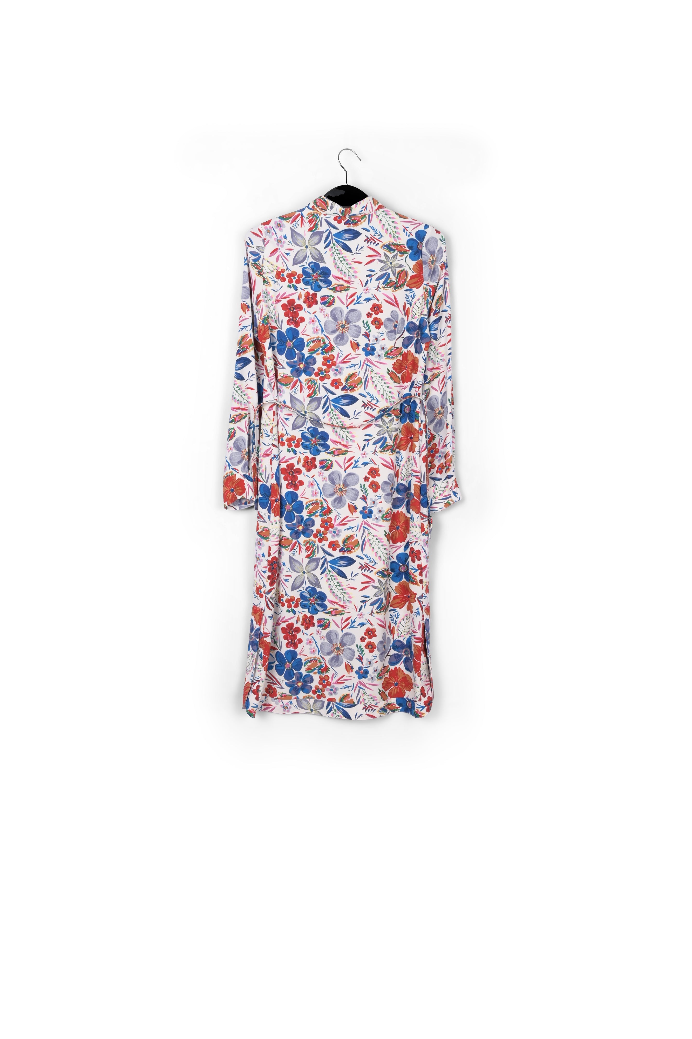 Off-white floral shirt dress RE—SSENTIEL | Essentiel second hand
