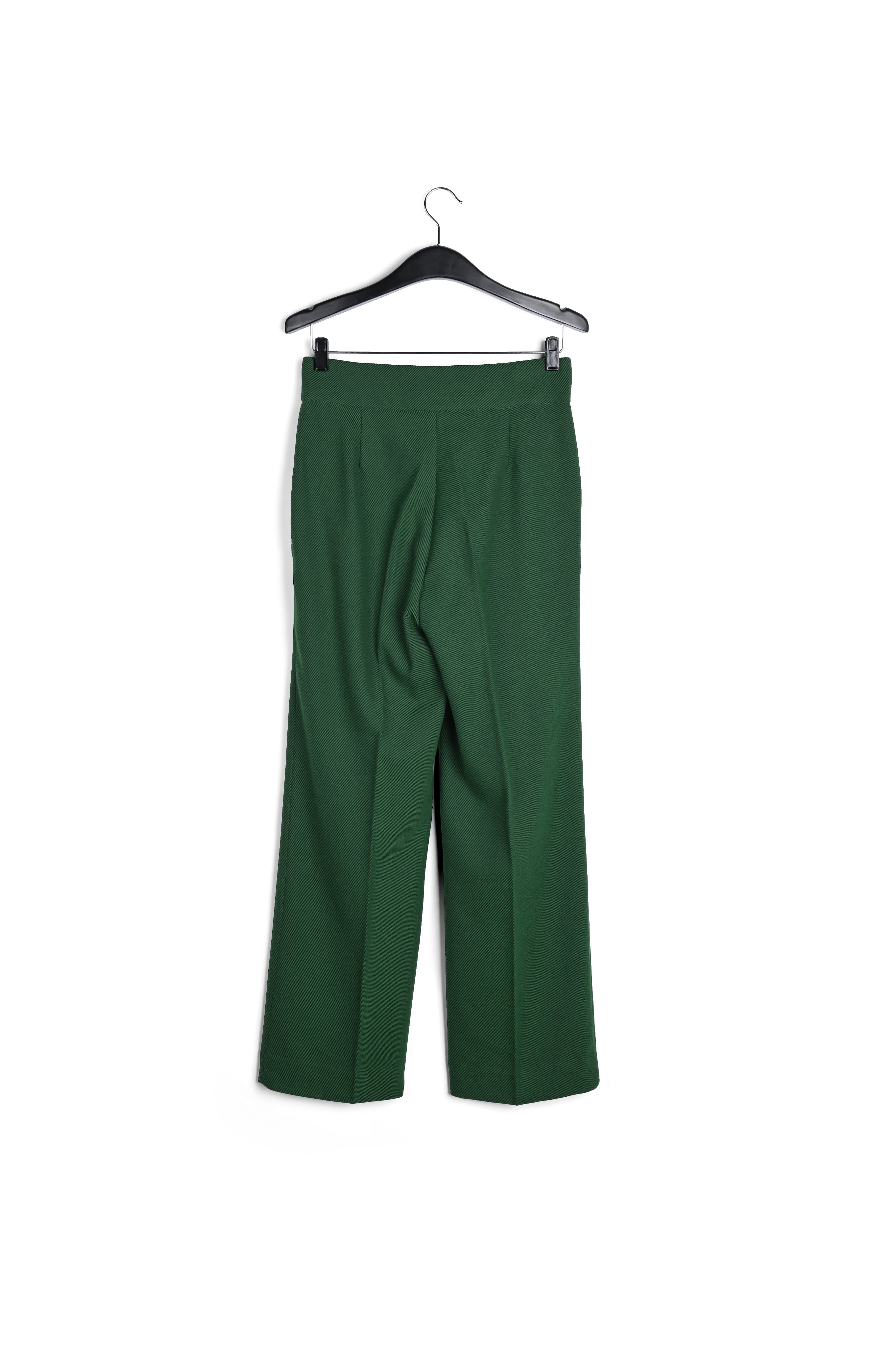 Dark green straight-leg pants RE—SSENTIEL | Essentiel second hand