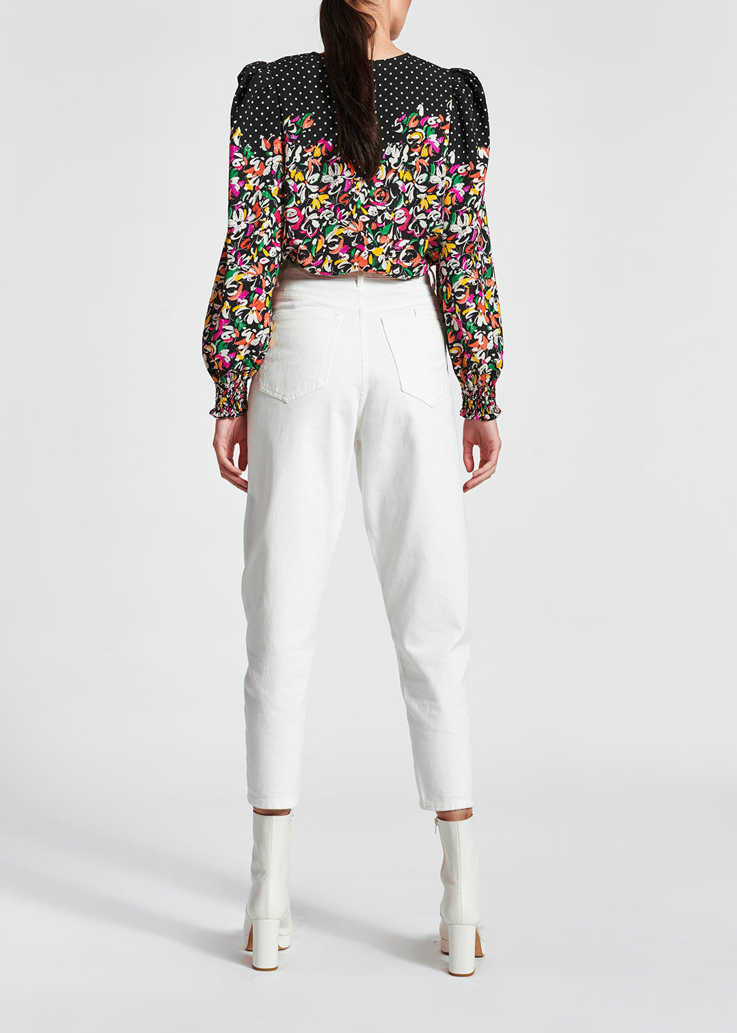 Top à  imprimés fleurs et pois RE—SSENTIEL | Essentiel second hand