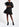 Black sequin-embroidered mini dress Faume - seconde main