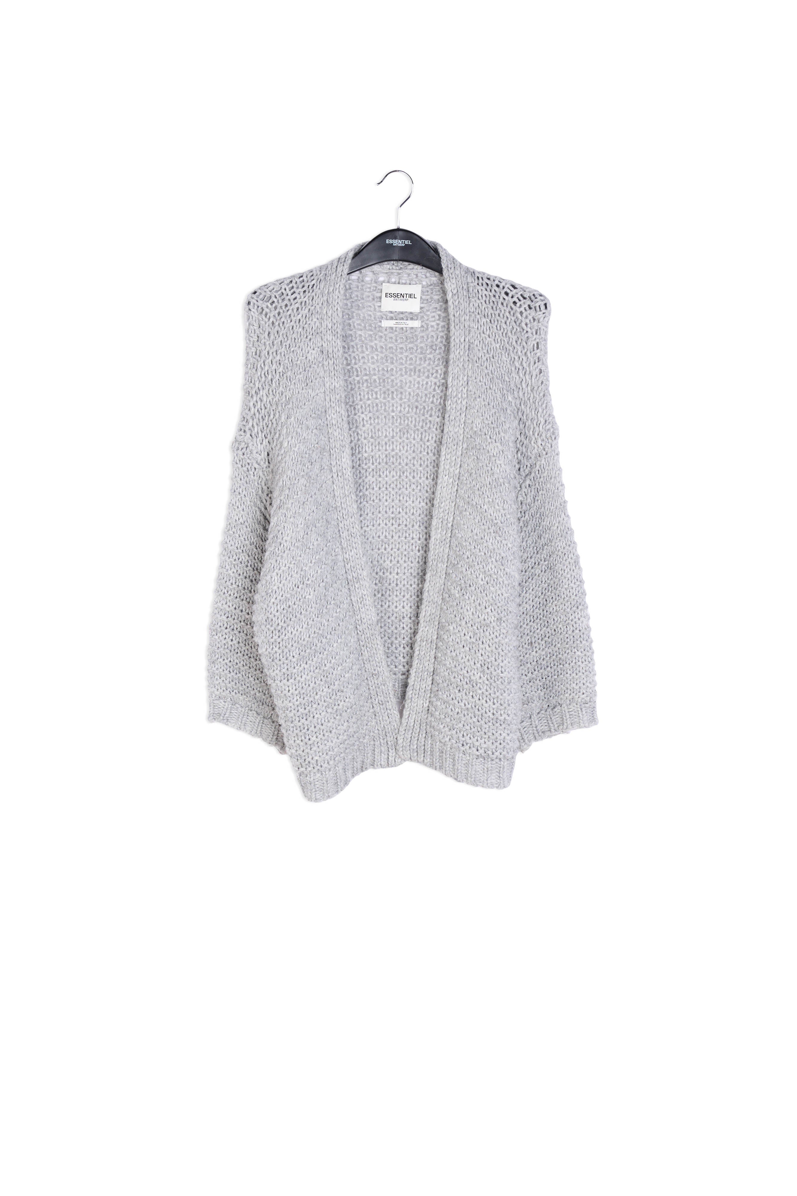 Cardigan Gris RE—SSENTIEL | Essentiel second hand