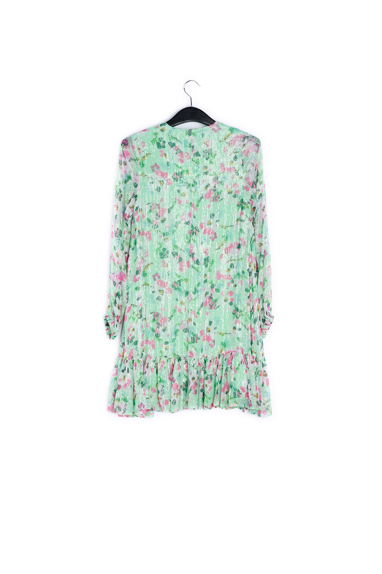 Mint green floral-print a-line dress RE—SSENTIEL | Essentiel second hand