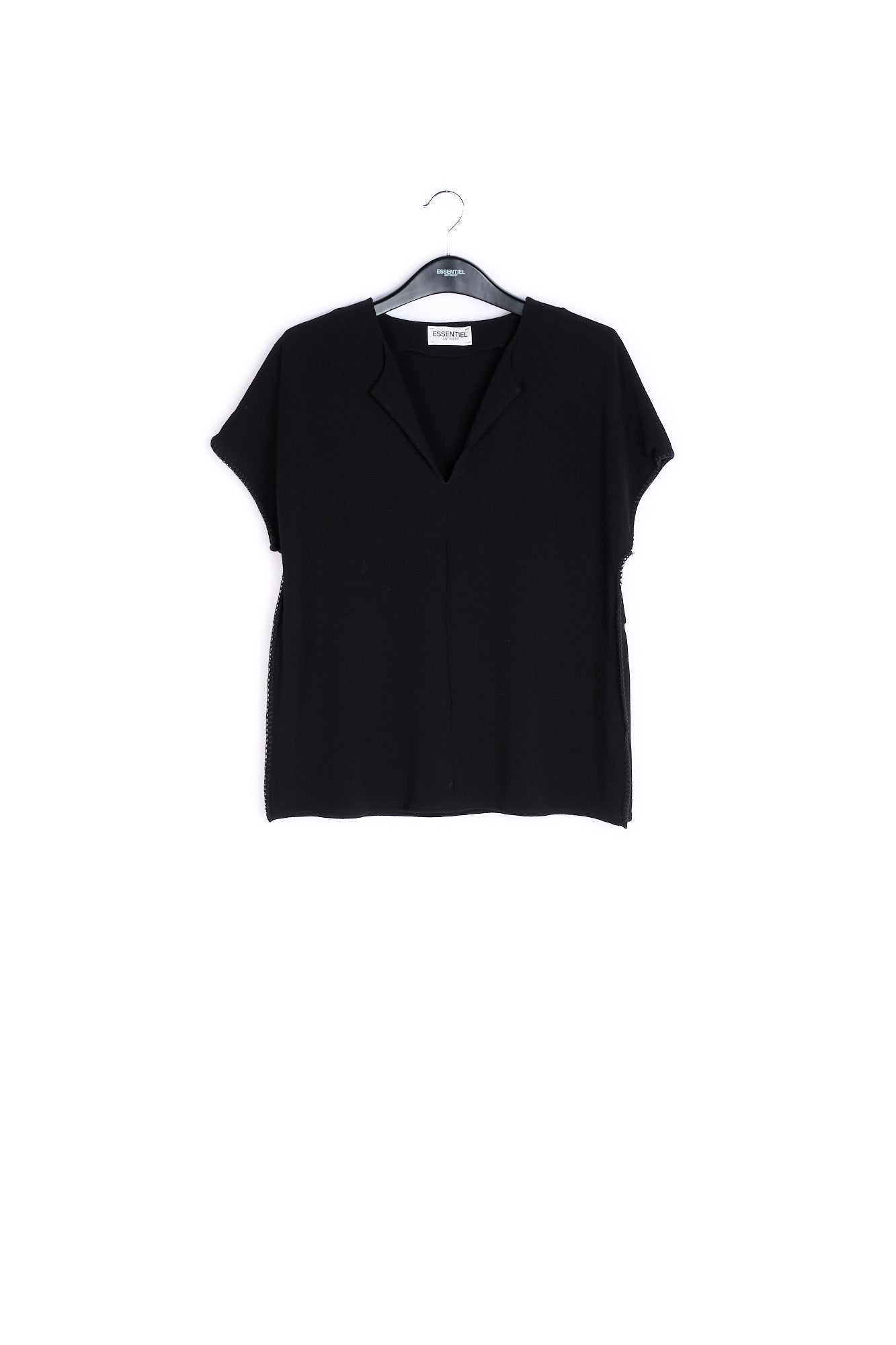 Kakigroene midi-jurk met slangenprint RE—SSENTIEL | Essentiel second hand