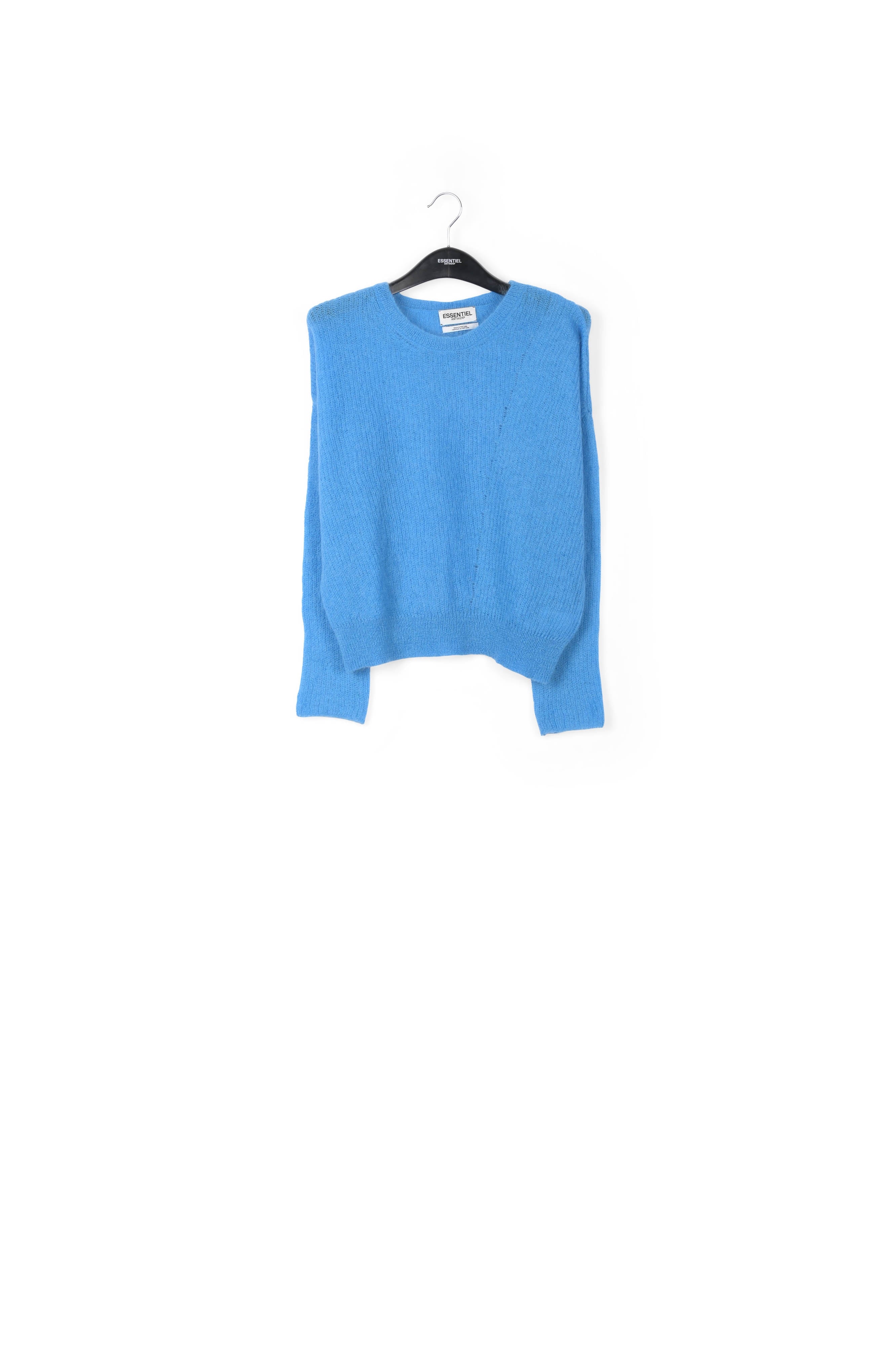 Pull oversize bleu en mohair mélangé RE—SSENTIEL | Essentiel second hand