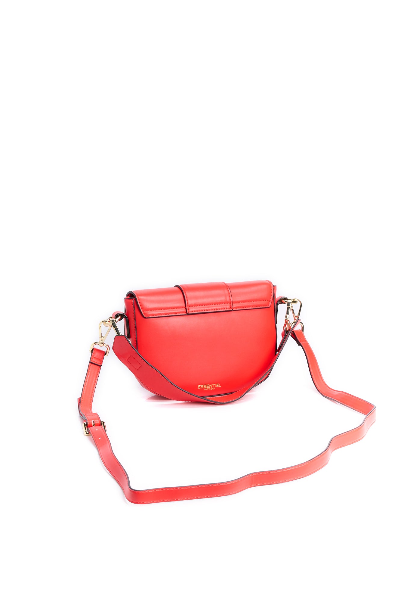 Red shoulder bag with red lips RE—SSENTIEL | Essentiel second hand