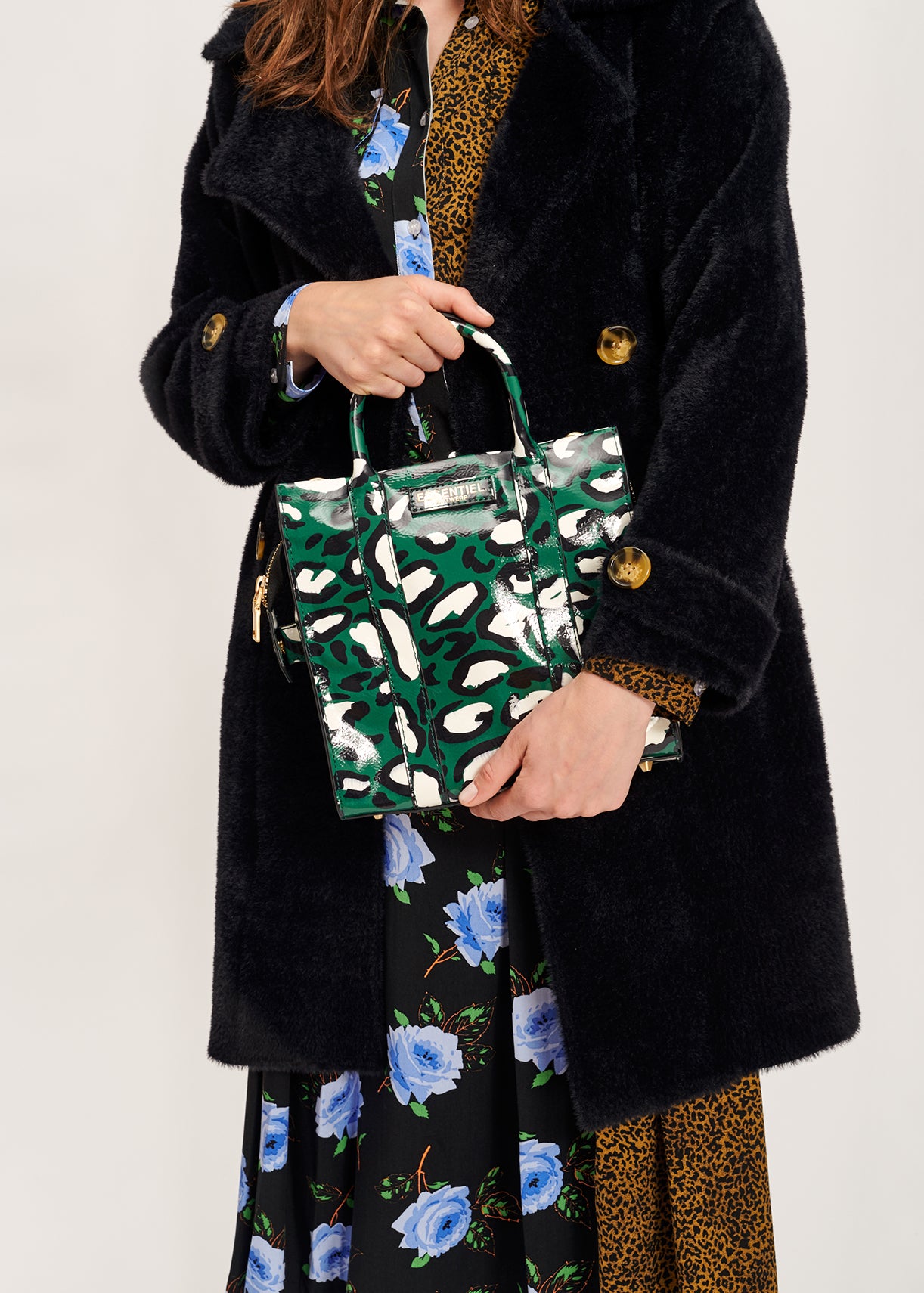 Cardigan croisé noir RE—SSENTIEL | Essentiel second hand