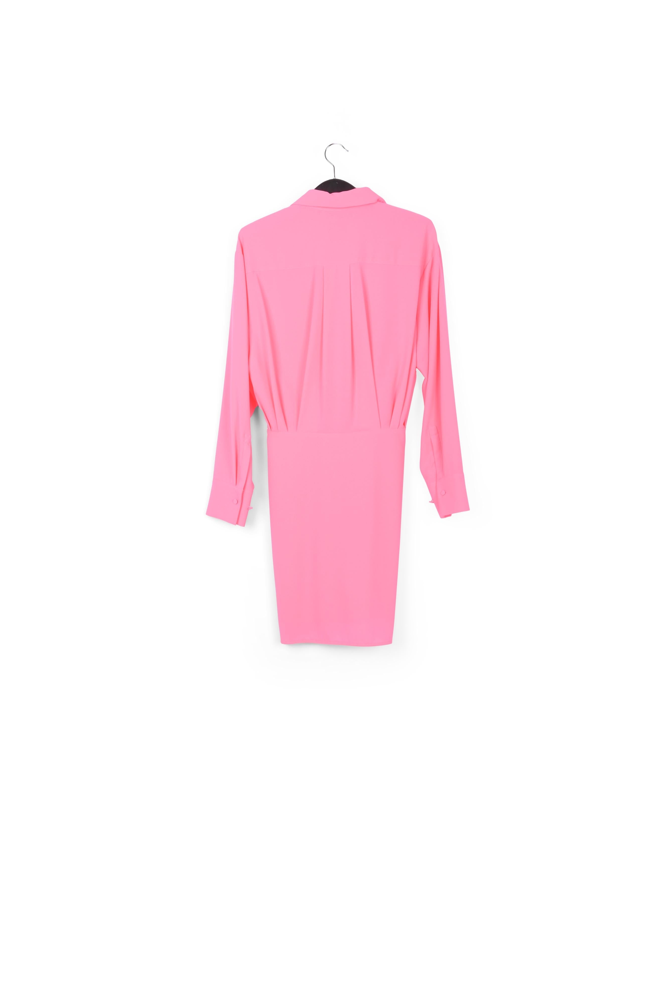 Mini robe portefeuille rose néon RE—SSENTIEL | Essentiel second hand