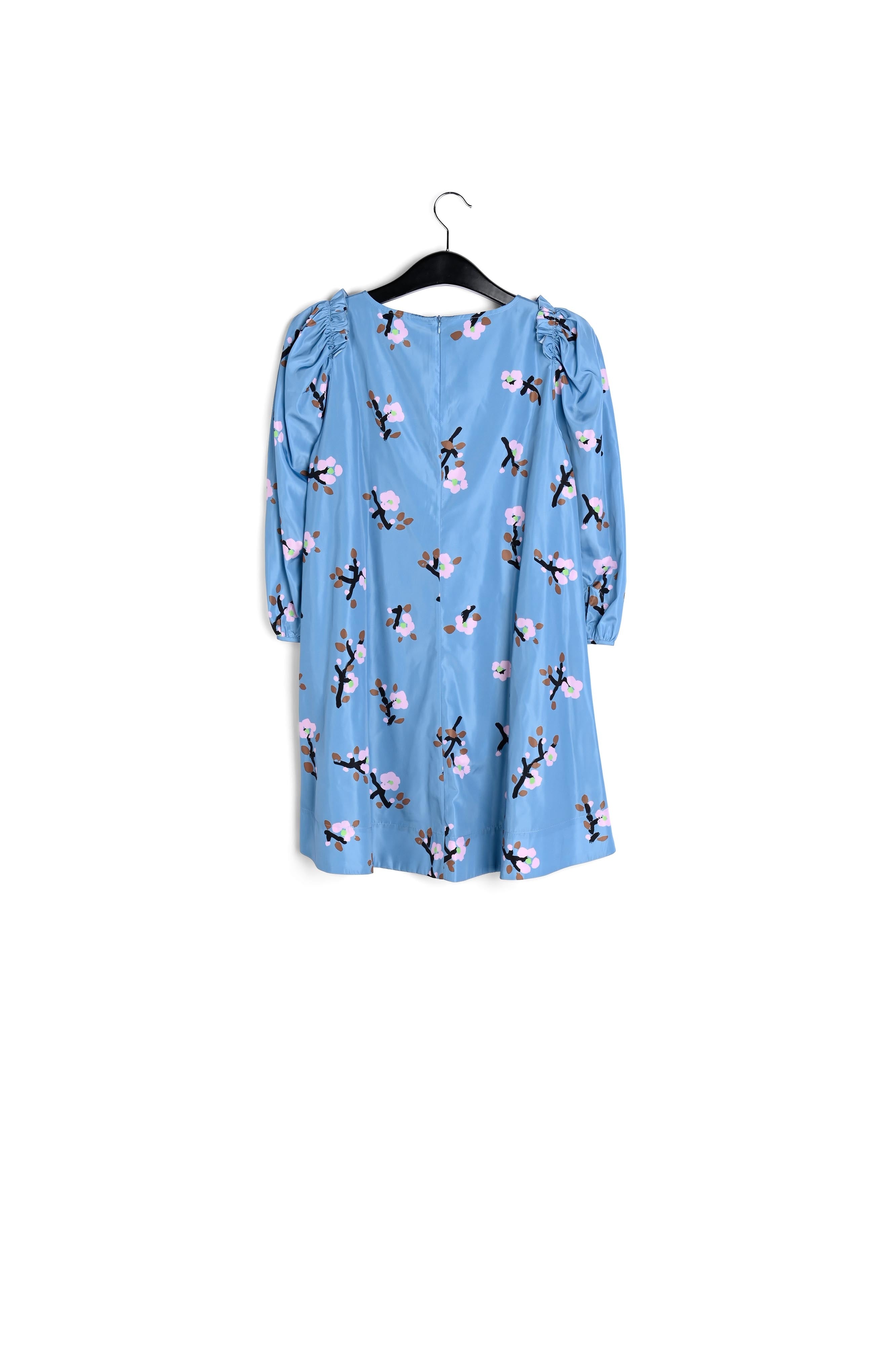 Lichtblauwe mini-jurk met A-lijn RE—SSENTIEL | Essentiel second hand