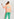 Green, grey and peach track pants Faume - seconde main