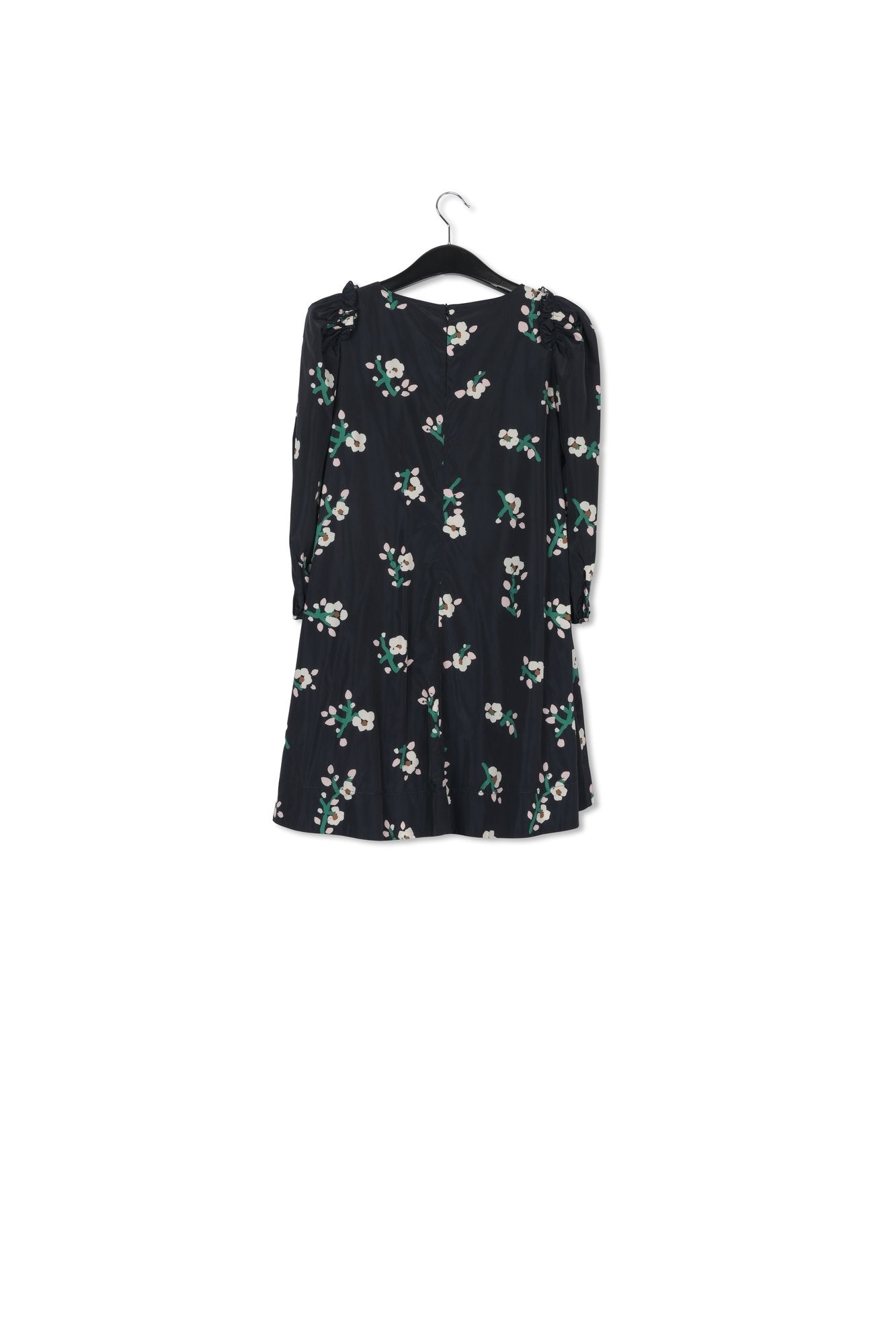 Black taffeta mini dress RE—SSENTIEL | Essentiel second hand