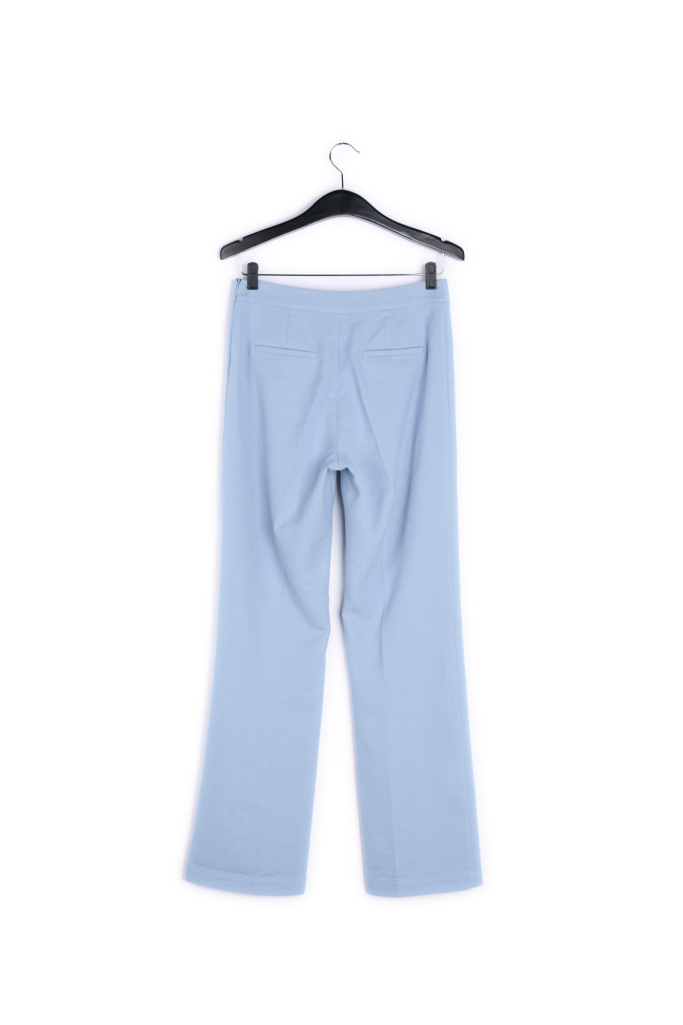 Light blue classic trousers RE—SSENTIEL | Essentiel second hand