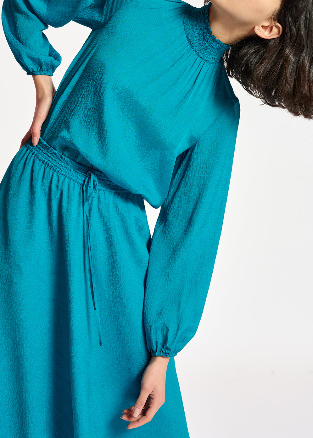 Blue loose-fit top RE—SSENTIEL | Essentiel second hand