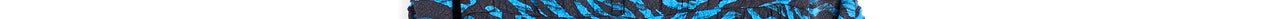 Mini-robe volumineuse zébrée turquoise et noir Faume - seconde main