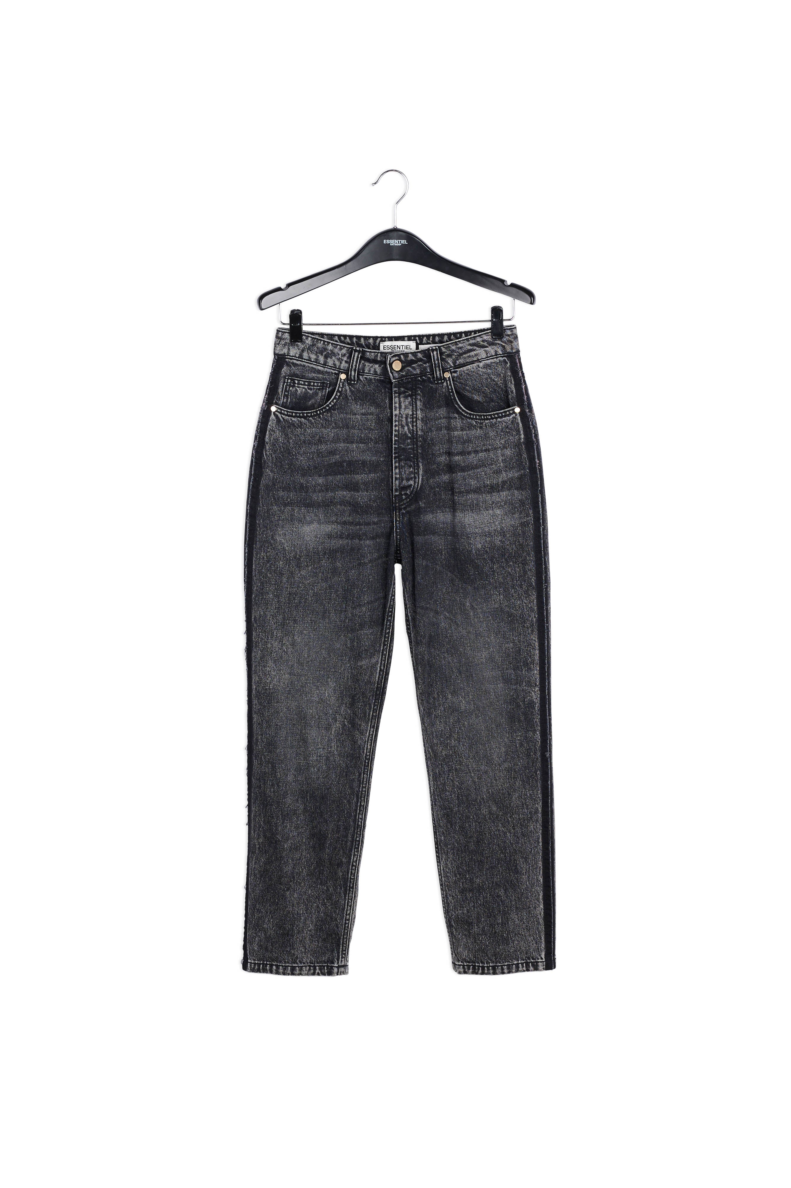 Dark grey straight leg jeans RE—SSENTIEL | Essentiel second hand