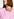 Lichtroze jacquard top met pofmouwen Faume - seconde main