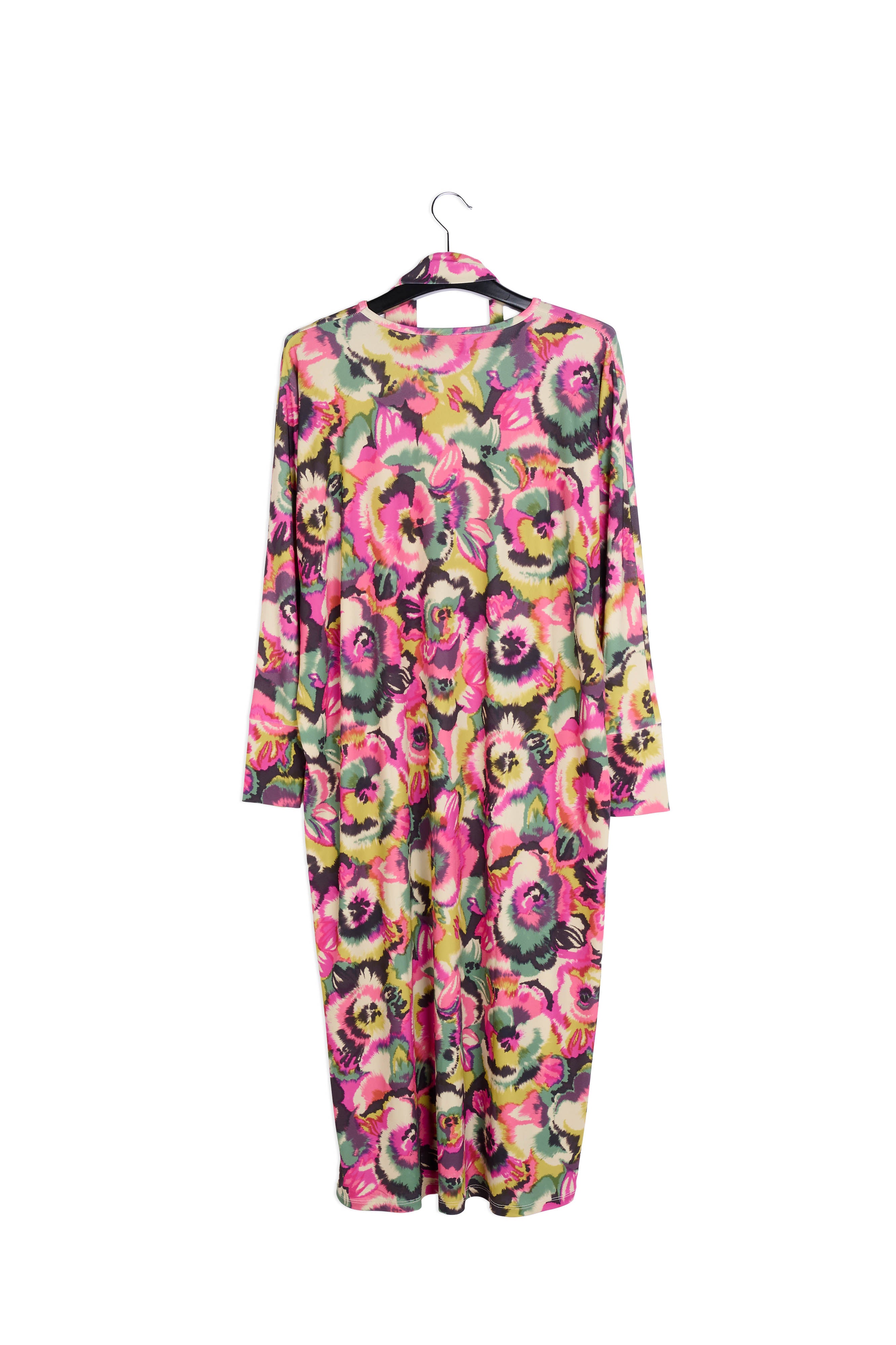 Multicolor midi-length dress with floral print RE—SSENTIEL | Essentiel second hand