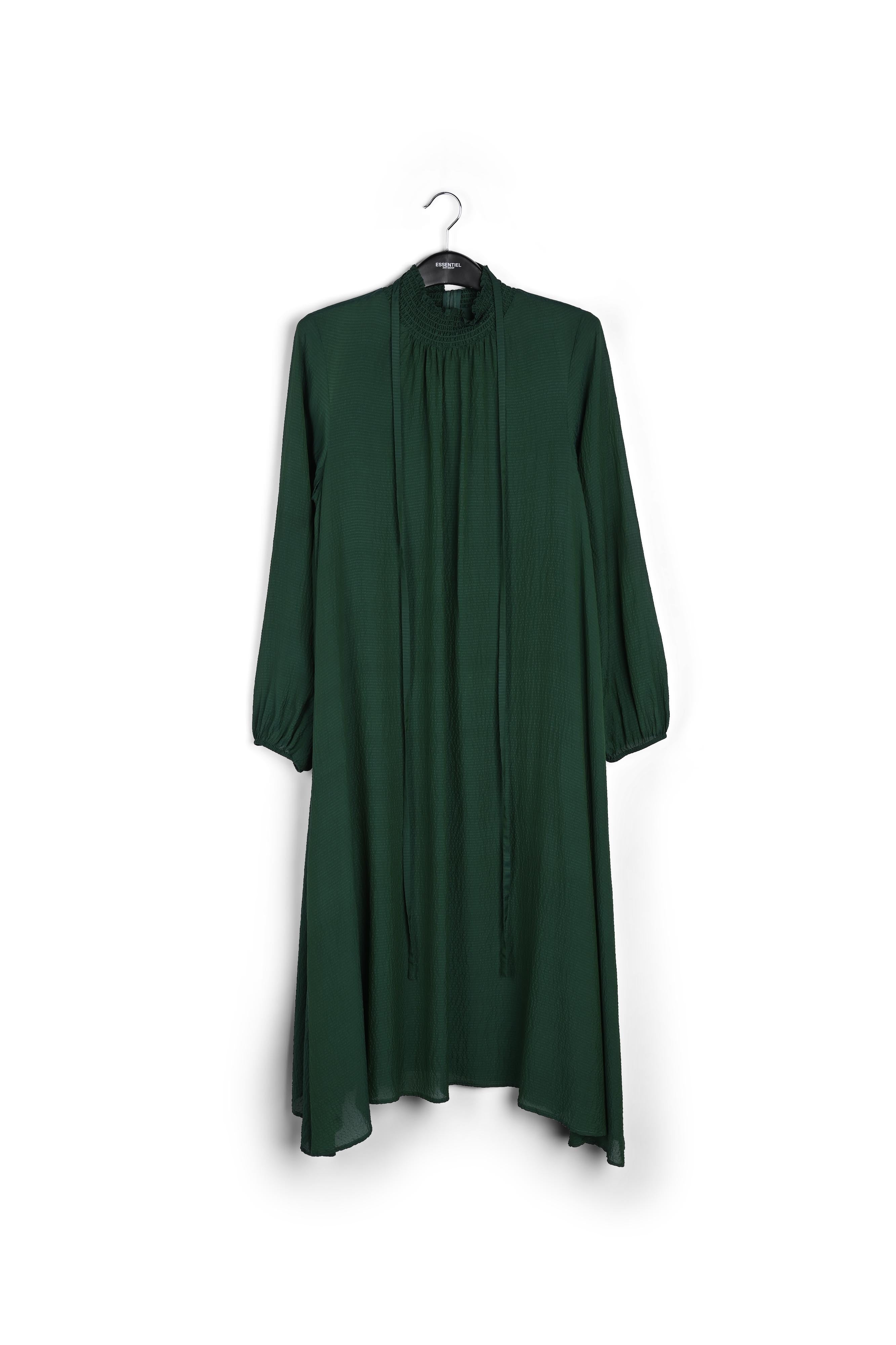 Robe midi vert foncé RE—SSENTIEL | Essentiel second hand