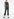 Black cotton-stretch flared-fit jeans Faume - seconde main