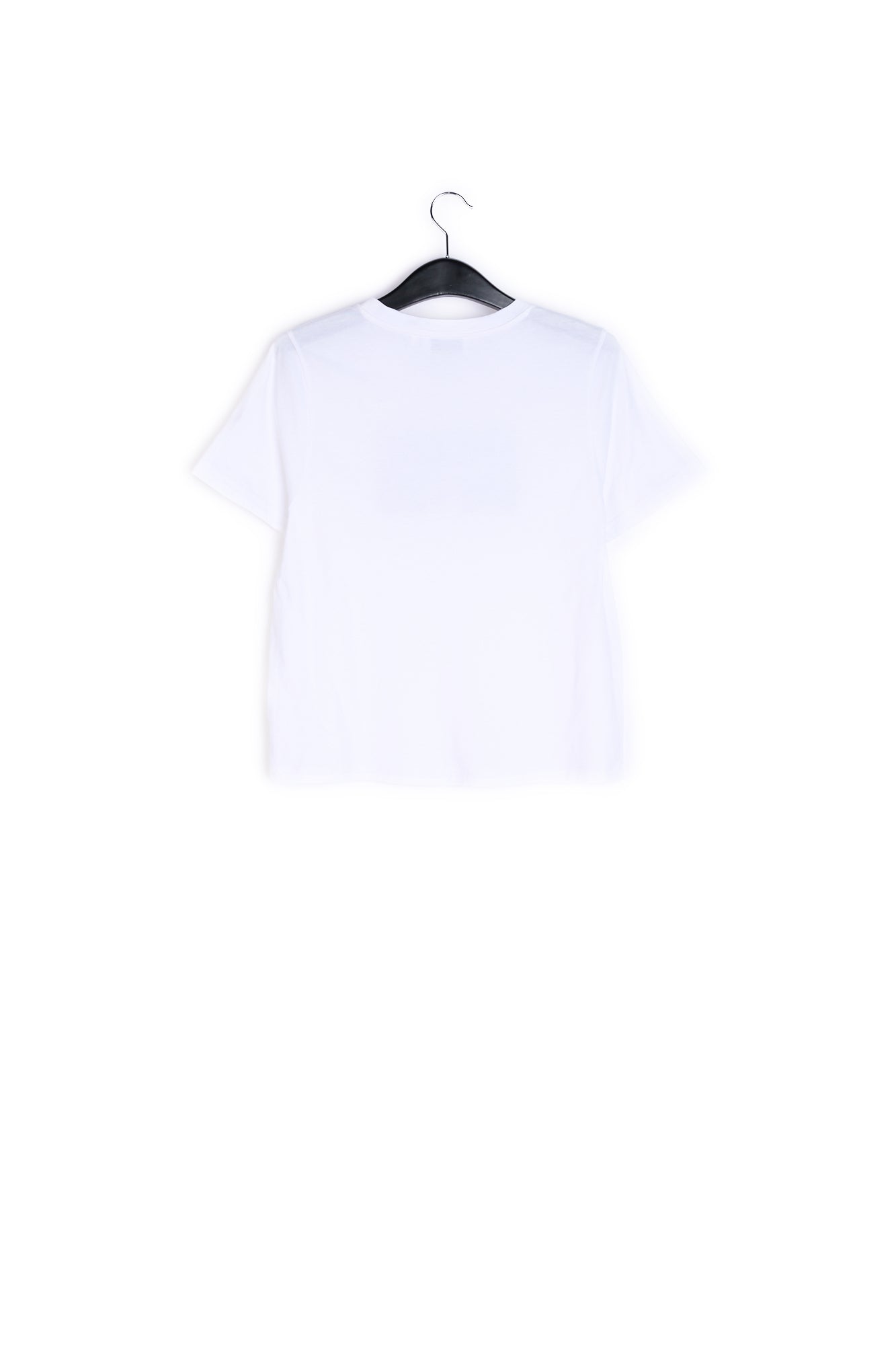 White organic cotton t-shirt with print RE—SSENTIEL | Essentiel second hand