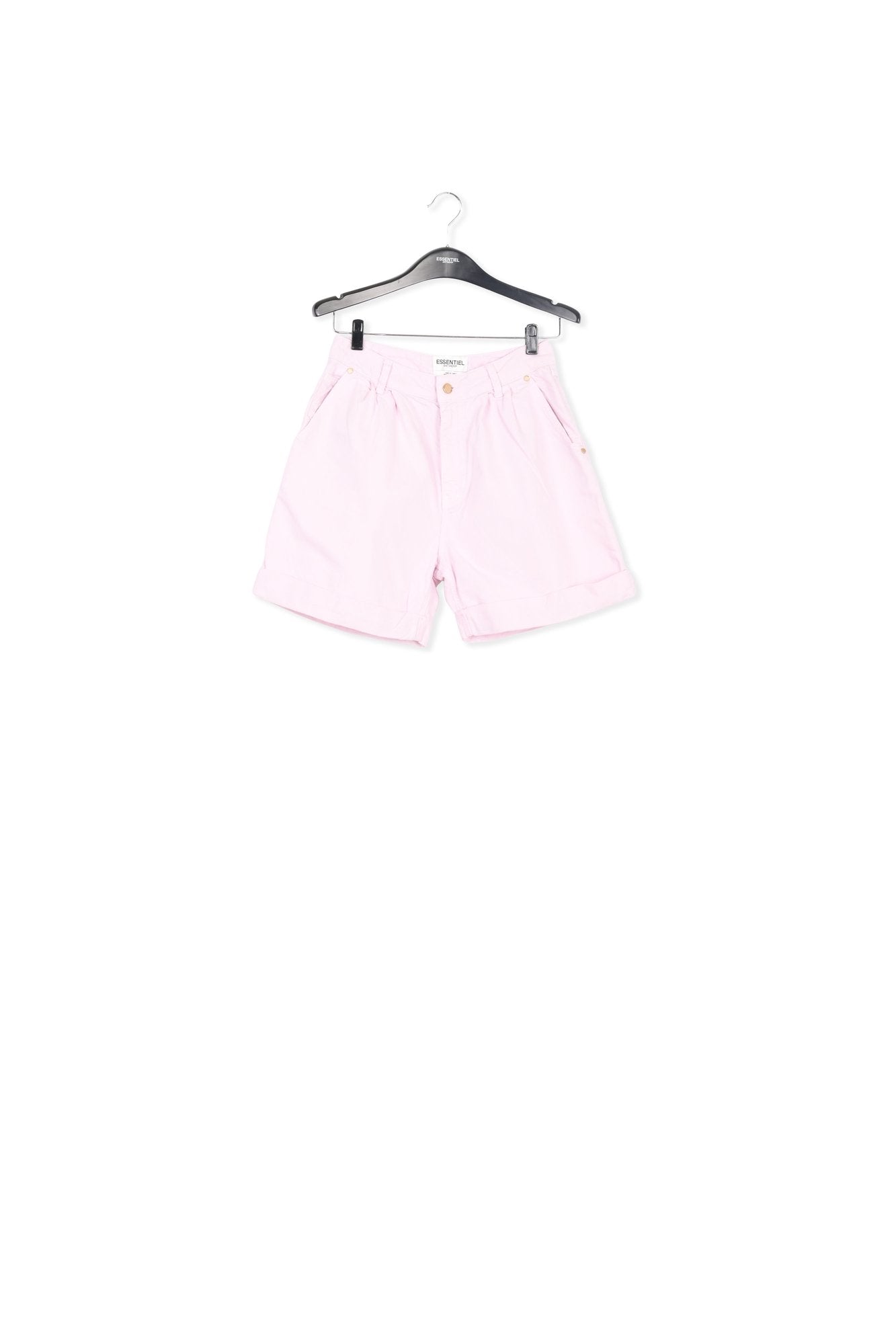 Light pink denim boyfriend shorts RE—SSENTIEL | Essentiel second hand