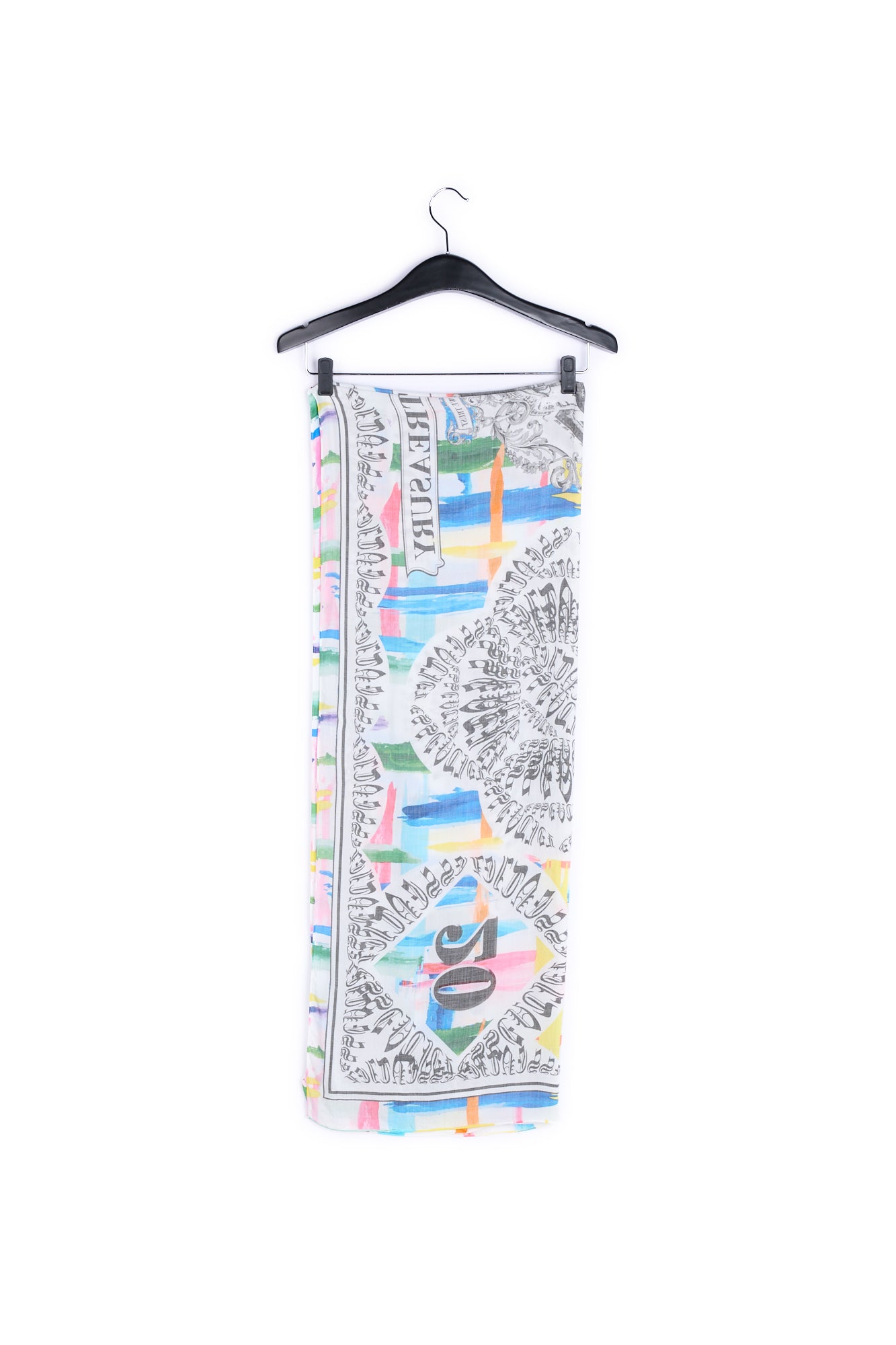 Multicolored 20 years essentiel scarf RE—SSENTIEL | Essentiel second hand