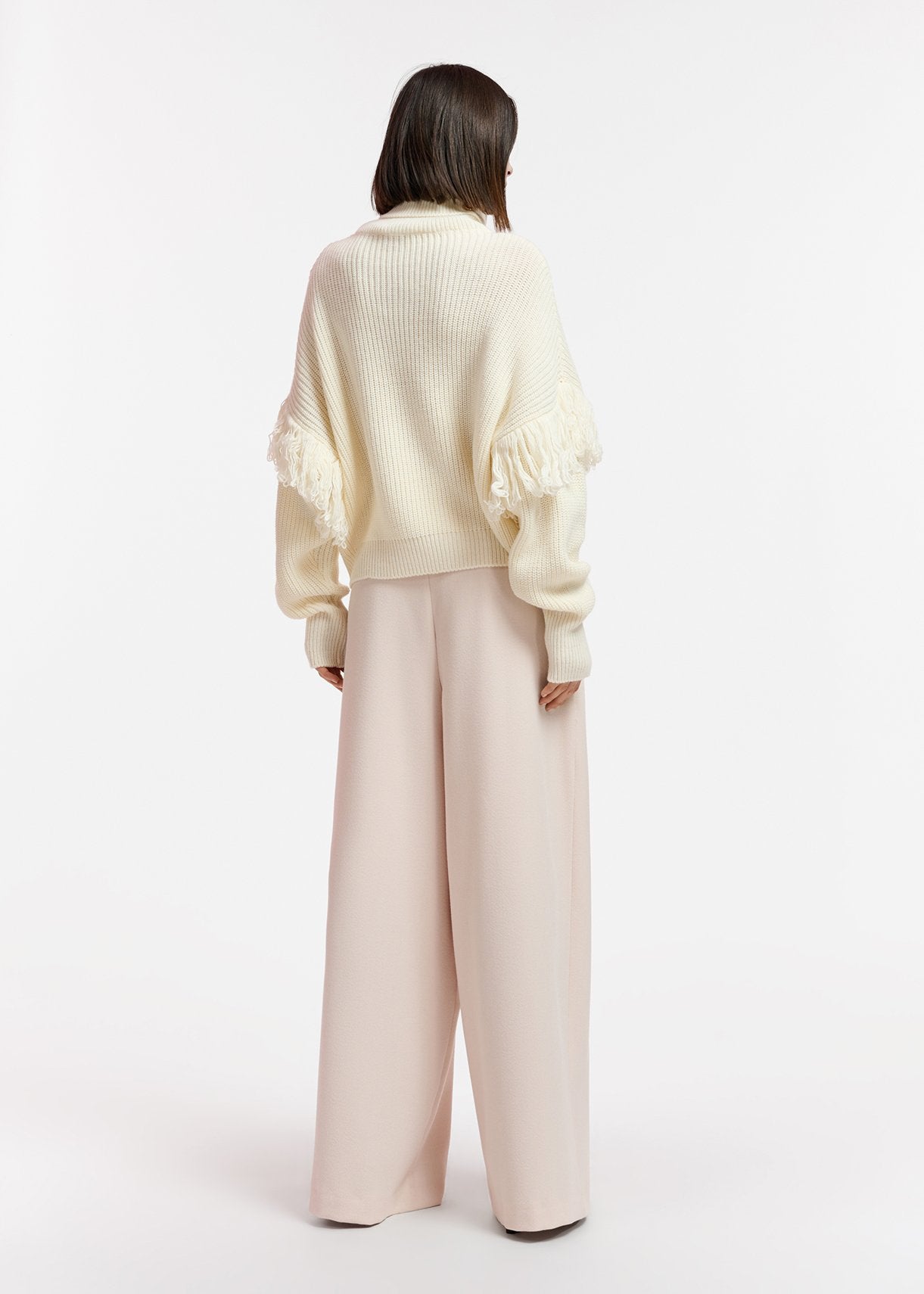 Off-white wide-leg pants RE—SSENTIEL | Essentiel second hand