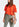 Orange ruffled short-sleeve top Faume - seconde main