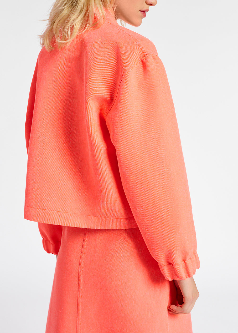 Veste courte rouge corail RE—SSENTIEL | Essentiel second hand
