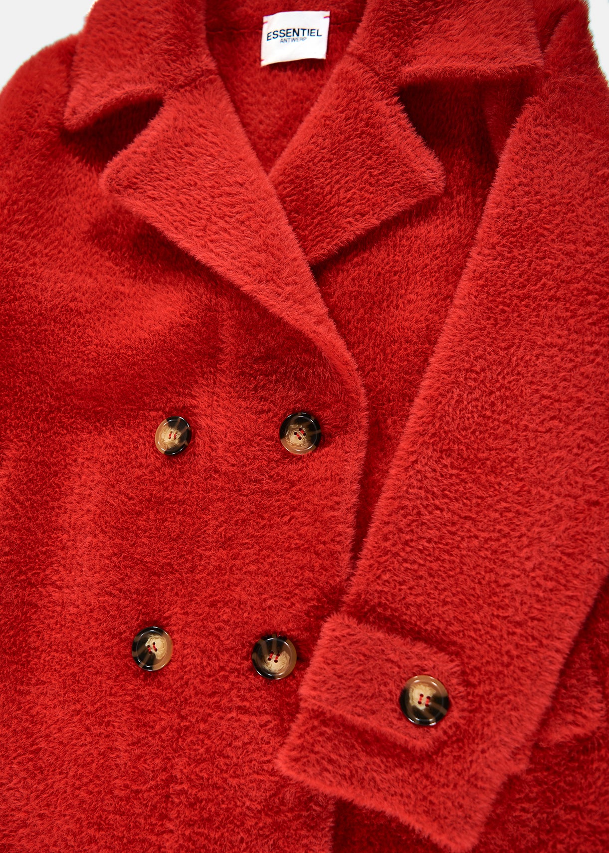 Soft houndstooth coat RE—SSENTIEL | Essentiel second hand