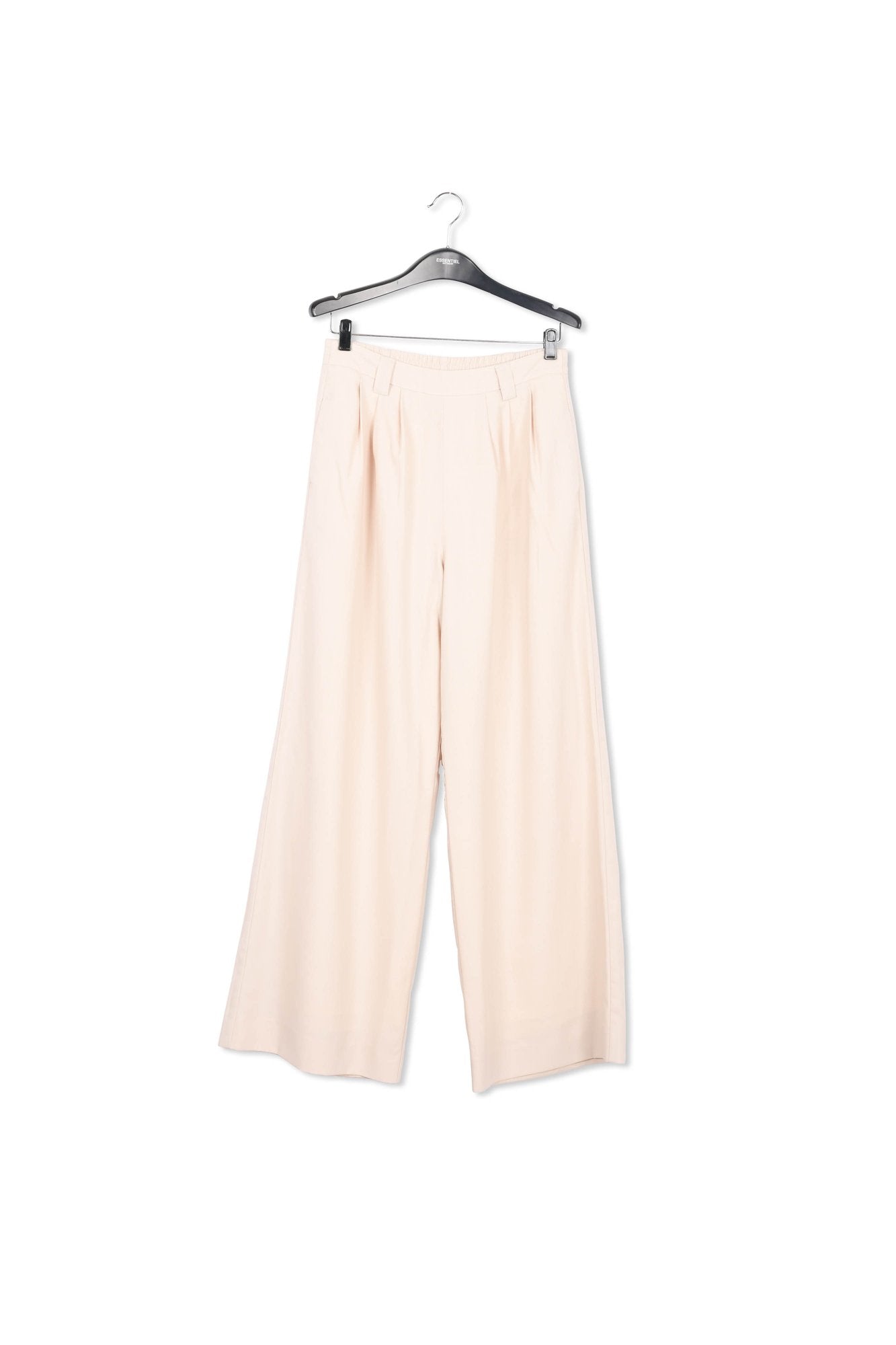 Ecru wide-leg pants RE—SSENTIEL | Essentiel second hand