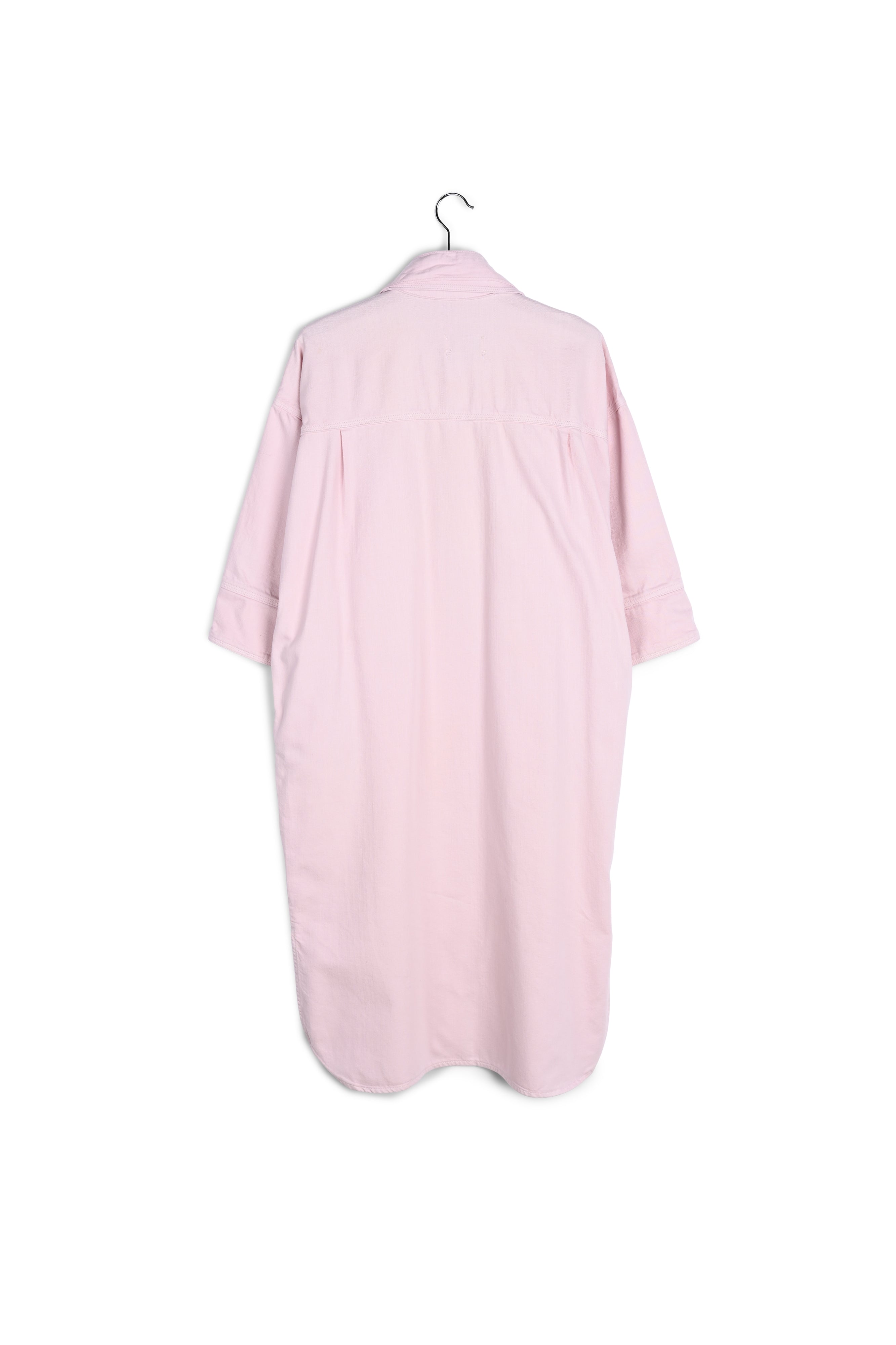 Light pink denim shirt dress RE—SSENTIEL | Essentiel second hand