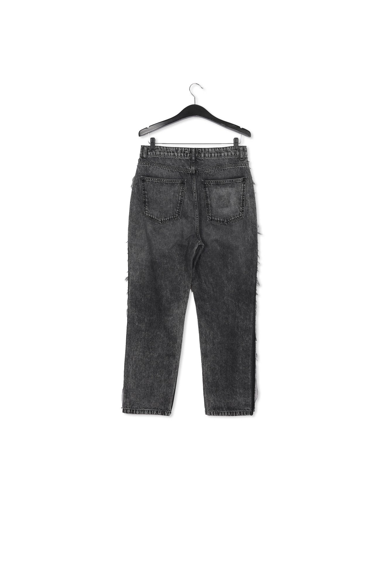 Dark grey straight leg jeans RE—SSENTIEL | Essentiel second hand