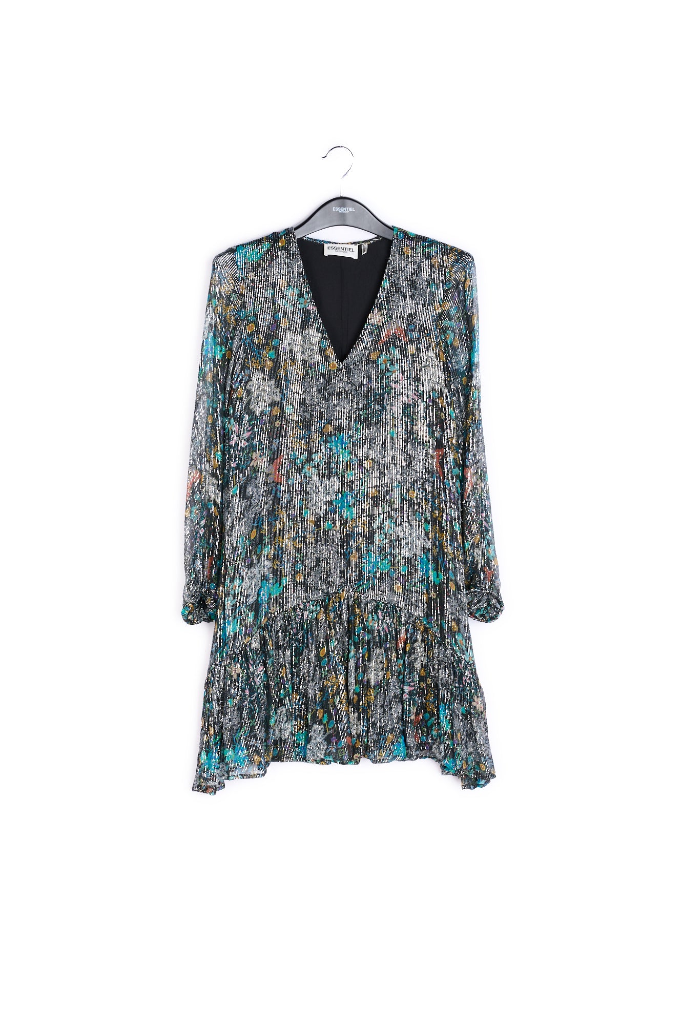 V-neck flounced dress RE—SSENTIEL | Essentiel second hand