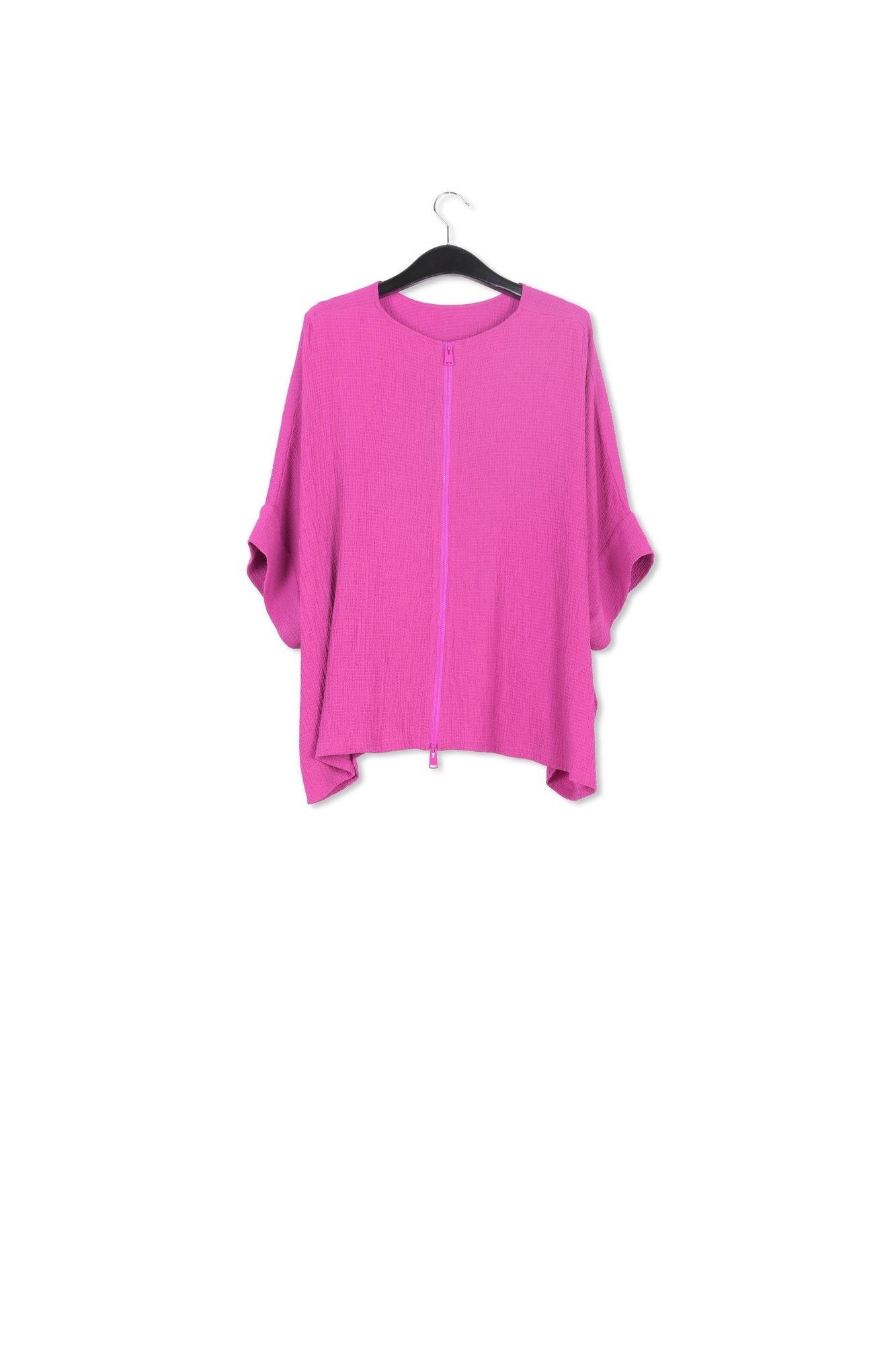 Top oversize en cloqué violet RE—SSENTIEL | Essentiel second hand