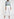 White loose-fit denim pants Faume - seconde main