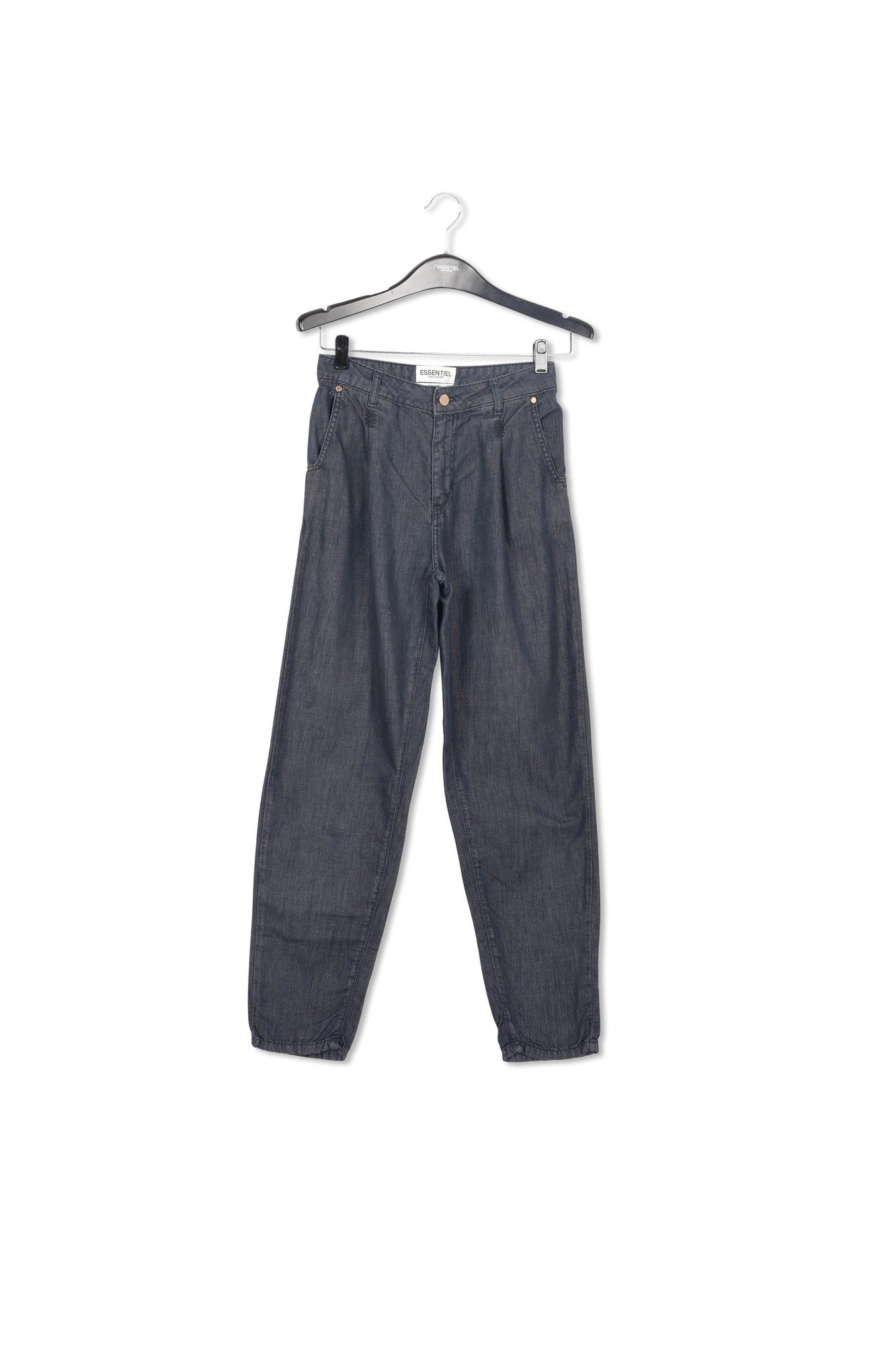 Dark blue loose-fit denim pants RE—SSENTIEL | Essentiel second hand