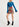 Camel minirok in bloemenjacquard Faume - seconde main