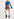 Camel minirok in bloemenjacquard Faume - seconde main