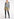 Grey oversized fine-knit sweater Faume - seconde main
