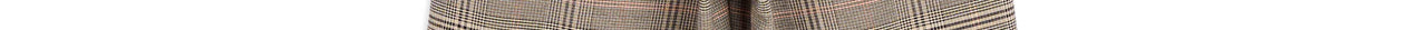 Pantalon taille haute beige à carreaux Faume - seconde main