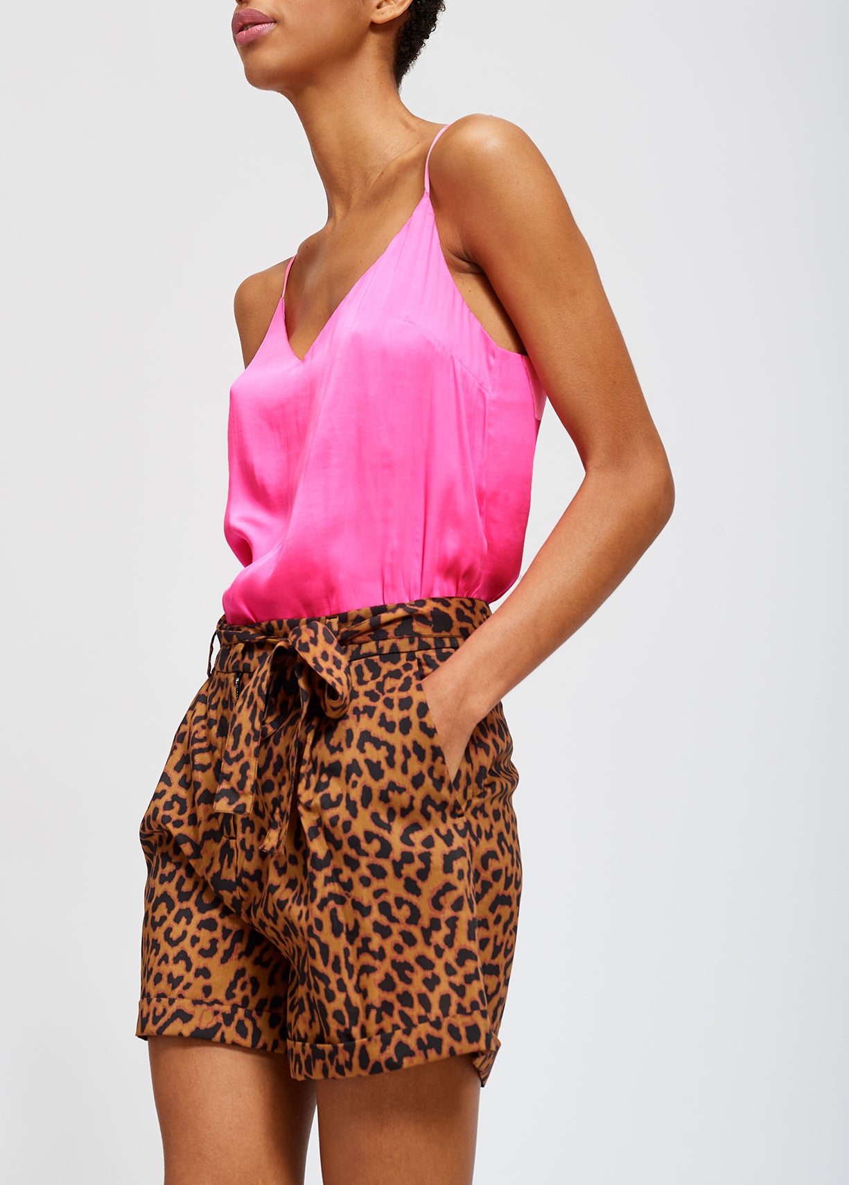 Leopard print shorts RE—SSENTIEL | Essentiel second hand