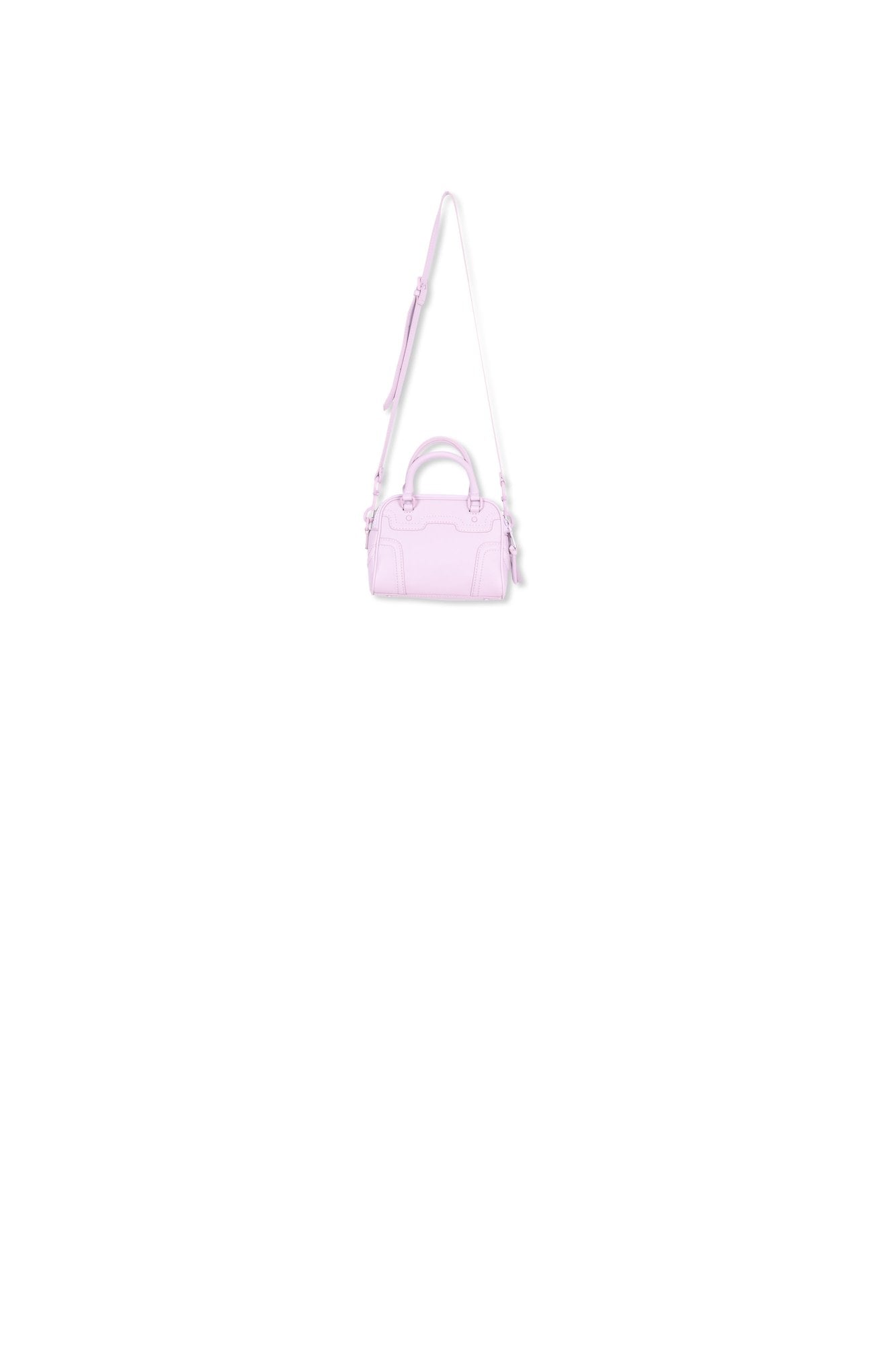 Lilac faux leather mini bag RE—SSENTIEL | Essentiel second hand