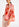 Top à volants orange imprimé de feuilles de palmier Faume - seconde main