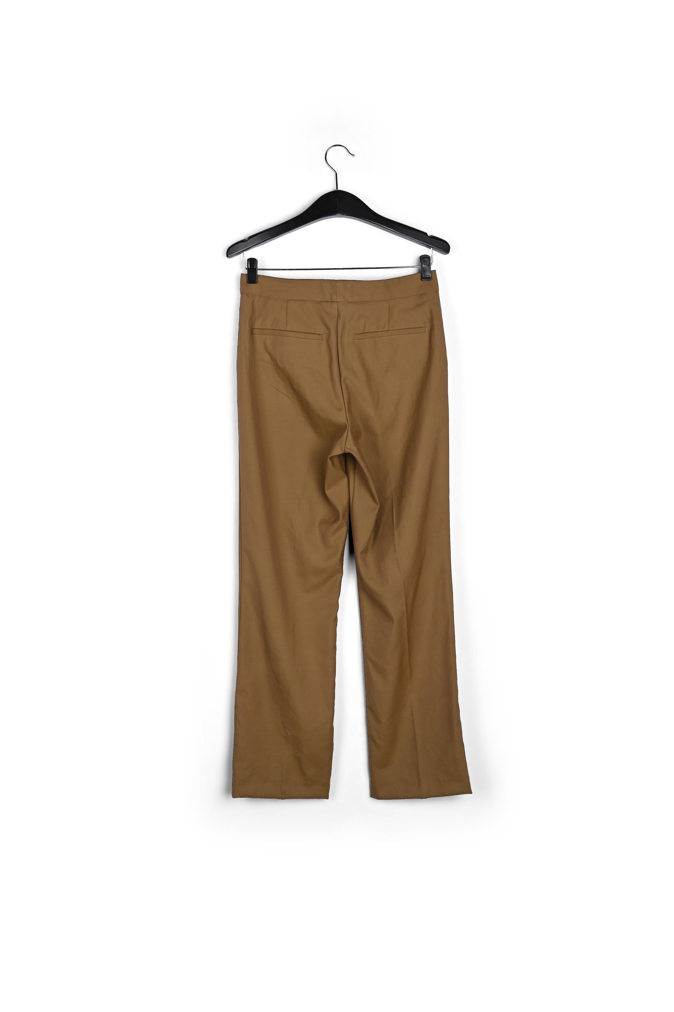 Zwarte broek met rechte pijpen RE—SSENTIEL | Essentiel second hand