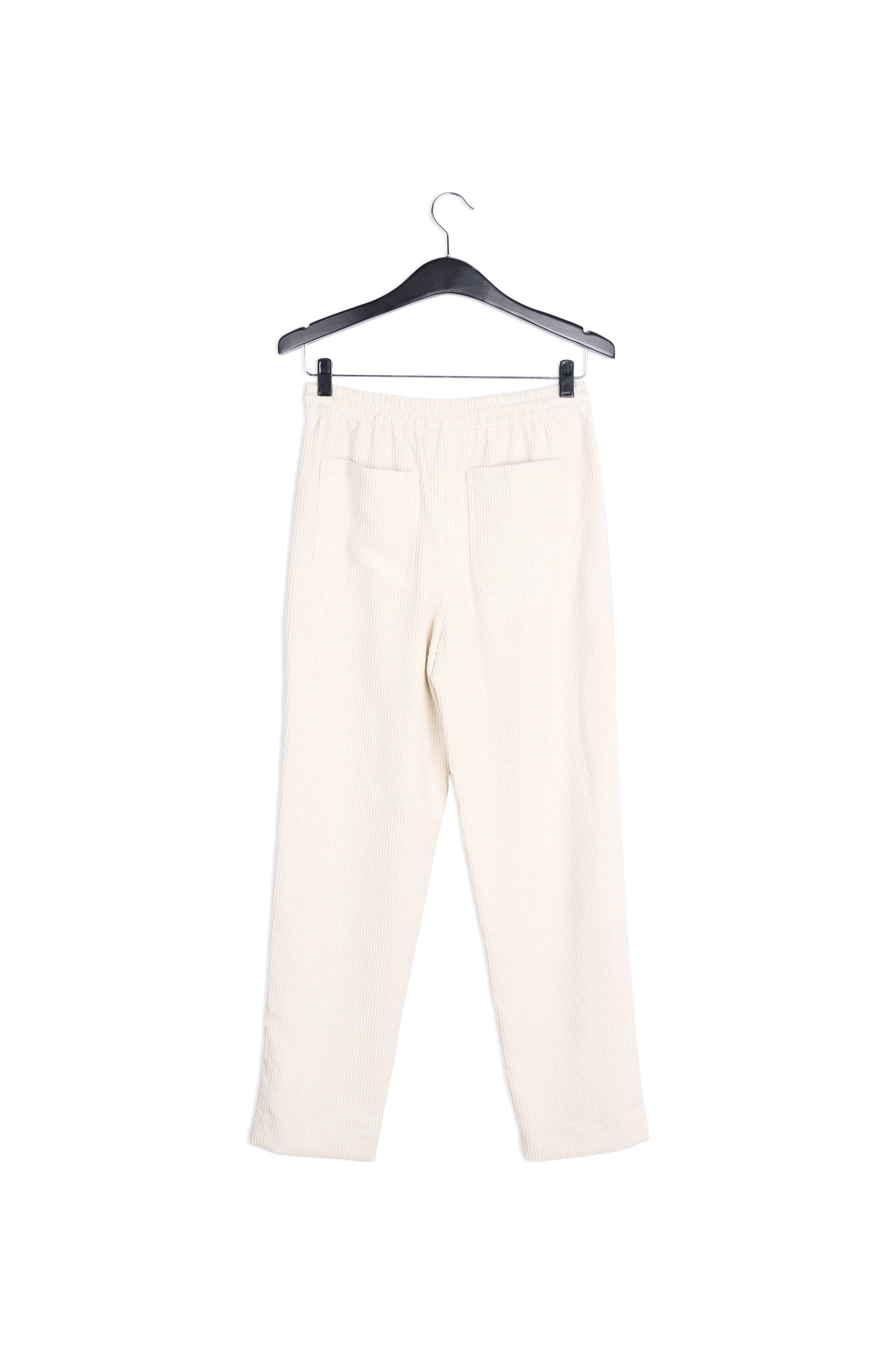 Off-white tapered corduroy pants RE—SSENTIEL | Essentiel second hand